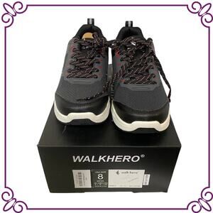 Walk Hero Arch Support Wide Tow Box Shoes Men's Sz 8 NEW